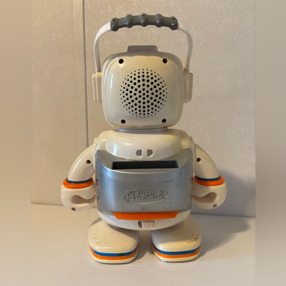 Interactive Alphie  Robot Toy - White and Orange - Picture 4 of 7